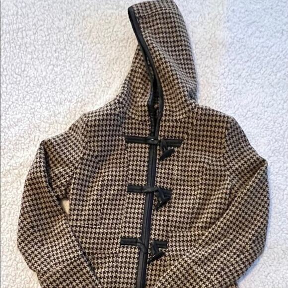 Adorable Houndstooth Coat Size Extra Small - Picture 1 of 4